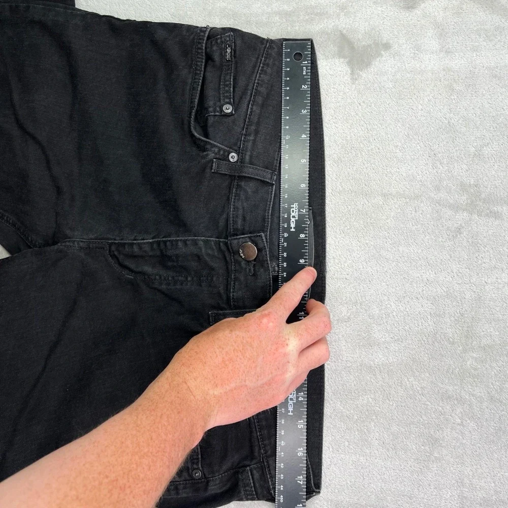 Joe's Rocker Jeans Mens 34 Desmond Black Faded Slim Straight Fit Denim Preppy